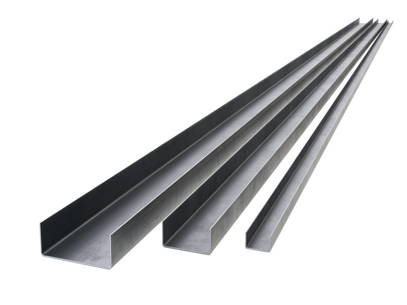 Perfil de Aço U de Encaixe Fino a Quente 93mm X 30mm 2,00mm 6m