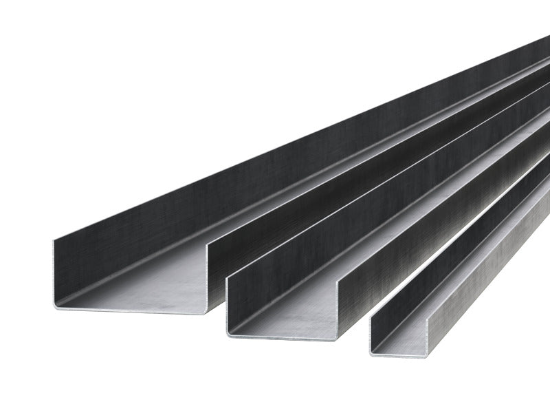 Perfil de Aço U de Encaixe Fino a Quente 93mm X 30mm 2,00mm 6m