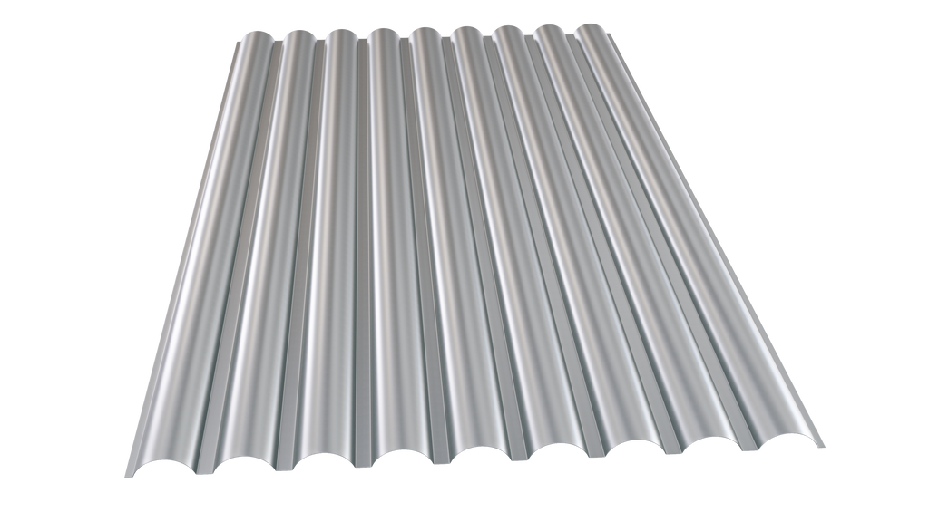 Lambril de Aço Ondulado Galvanizado 0,95mm (Chapa 20) 2m X 1,06m